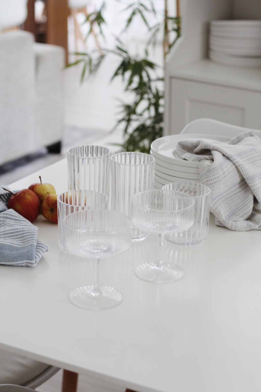 Ribbed glasses: The summer table trend you need to get&nbsp;into